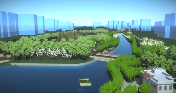 东营市东营河水环境综合治理工程BIM技术应用